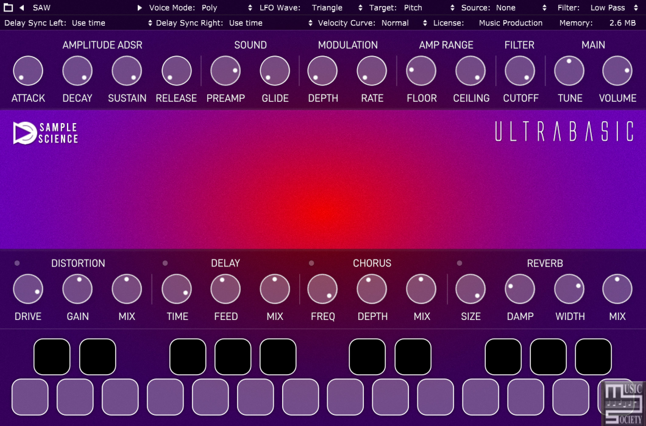 SampleScience_UltraBasic_v2_Free_Plugin_VST3_VST_AU_Screenshot